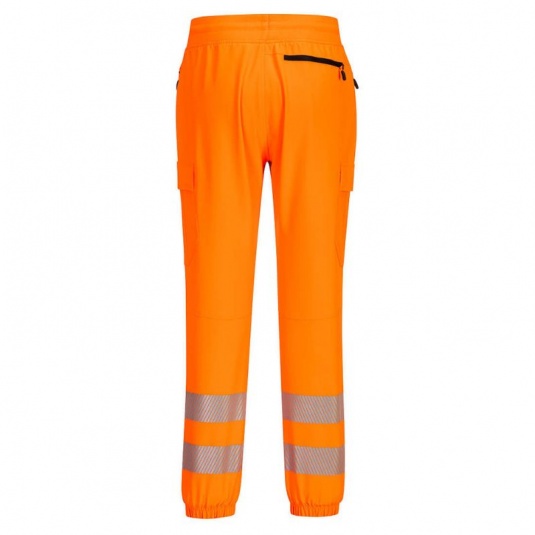 Portwest KX346 Flexi Orange Hi Vis Joggers Workwear
